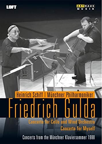 Gulda , Friedrich & Münchner Philharmoniker & Schiff , Heinrich - FRIEDRICH GULDA: Concerto for Cello & Orchestra (Live Recording from the Münchner Klaviersommer 1988) [DVD]