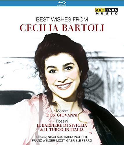 Cecilia Bartoli, David Kuebler, Gino Quilico, Carlos Feller, Robert Lloyd, Klaus Bruch, Edith Kertész-Gabry, Paul Kappeler, Radiosinfonieorchester Stuttgart, Ruggero Raimondi, Oliver Widmer, Paolo Rum - Best Wishes from Cecilia Bartoli [3 Blu-rays]