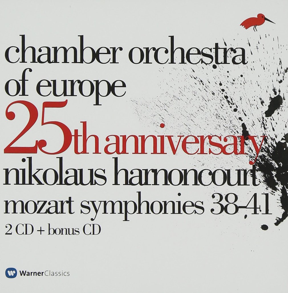 Mozart , Wolfgang Amadeus   - Symphonies 38-41 (25th Anniversary) (Chamber Orchestra Of Europe, Harnoncourt) (3CD BOX)