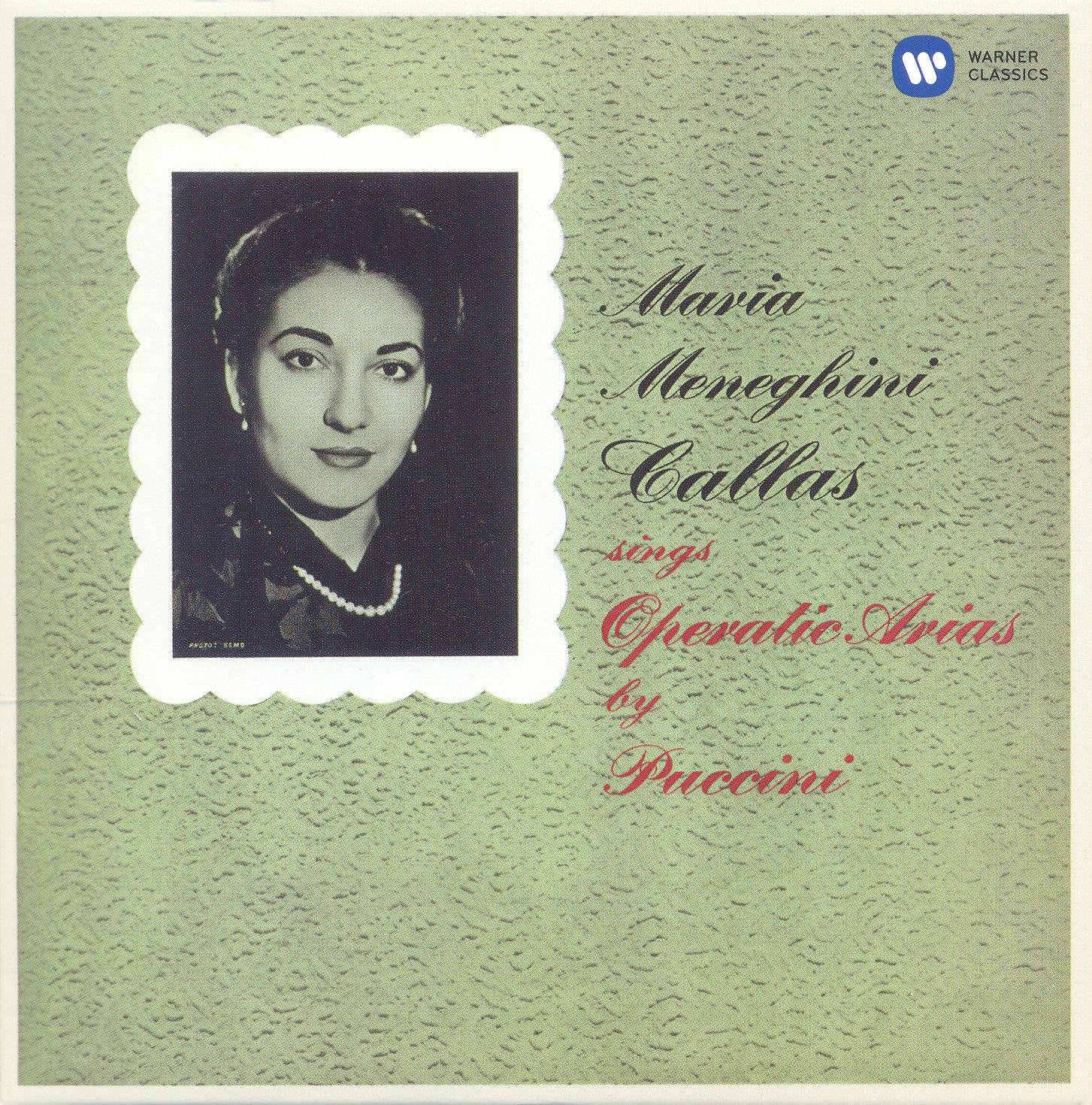 Callas , Maria - Sings Operatic Arias By Puccini
