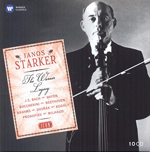 Starker , Janos - The Warner Legacy: Starker Plays Bach, Haydn, Boccherini, Beethoven, Brahms, Dvorak, Kodaly, Prokofiev, Milhaud (10-CD BOX SET)