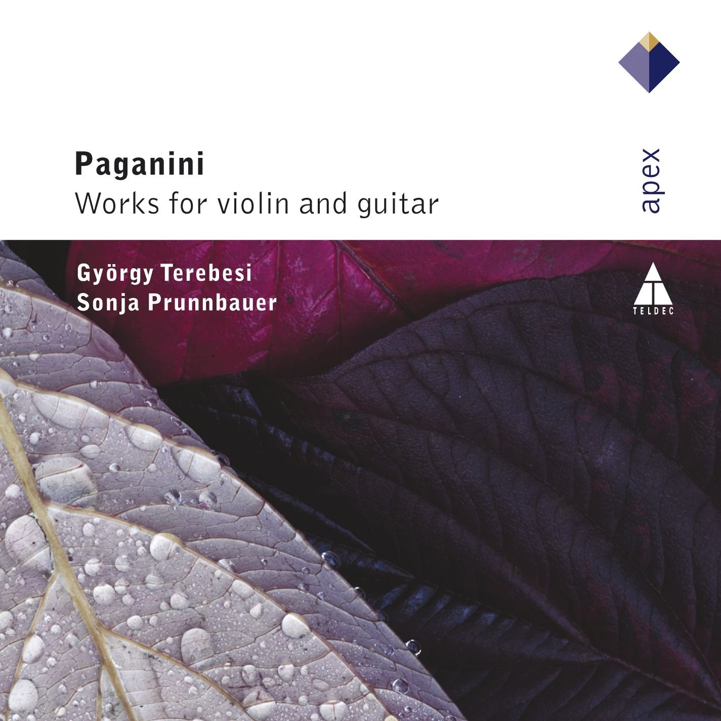 Paganini , Nicolo   - Works For Violin And Guitar (Terebesi, Prunnbauer)