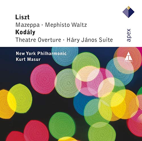 Masur,Kurt, New York Philharmonic, Liszt,Franz, Kodaly,Zoltan - Mazeppa/Mephisto Waltz/Theatre Overture/Hary Janos