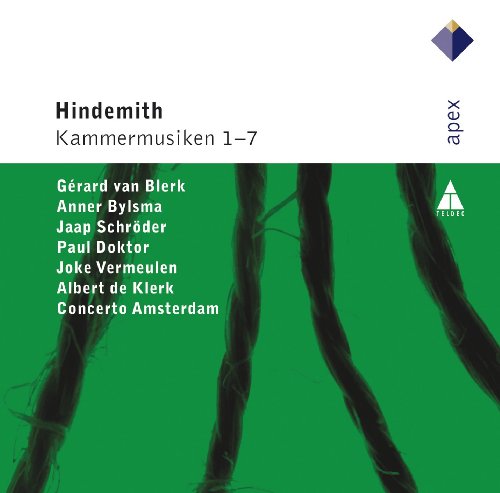 Hindemith , Paul - Kammermusiken 1-7 (Van Blerk, Bylsma, Schröder, Doktor, Vermeulen, De Klerk, Concerto Amsterdam)