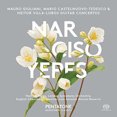 Yepes , Narciso - Concertos For Guitar By Giuliani, Castelnuovo-Tedesco & Villa-Lobos (Navarro) (SACD)