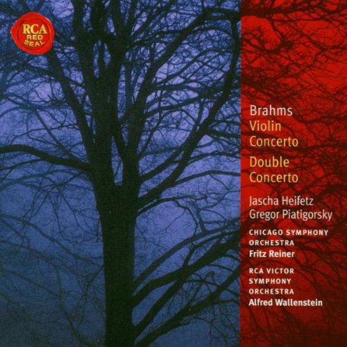 Brahms , Johannes - Violin Concerto / Double Concerto (Heifetz, Piatigorsky, Reiner, Wallenstein)