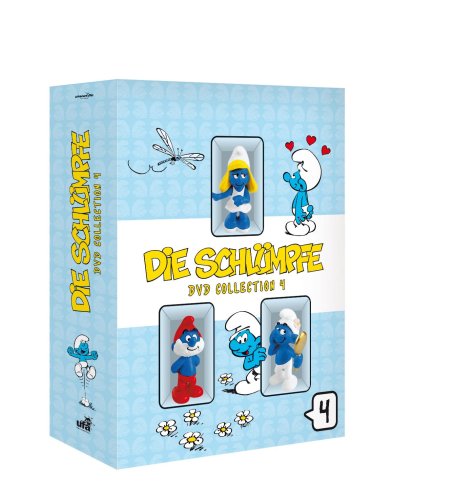 DVD - Die Schlümpfe - DVD Collection 4 (inkl. 3 Figuren)