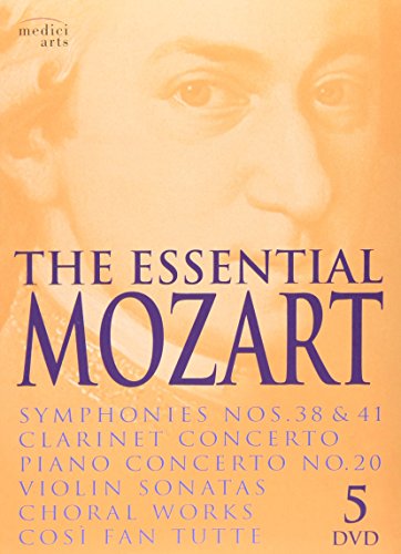 Mozart , Wolfgang Amadeus - The Essential Mozart (Symphonies Nos. 38 & 41 / Clarinet Concerto / Piano Concerto No. 20 / Violin Sonatas / Choral Works / Cosi Fan Tutte)