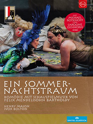 DVD - SHAKESPEARE/MENDELSSOHN BARTHOLDY: Ein Sommernachtstraum (live aus dem Residenzhof, Salzburg, 2013) [DVD]