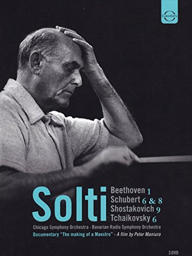 Solti , Georg - Beethoven 1 / Schubert 6 & 8 / Shostakovich 9 / Tchaikovsky 6 (Solti, CSO, SOBR) (DVD)