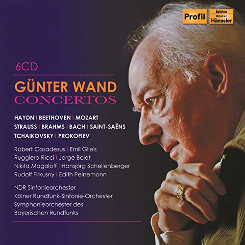 Wand , Günter - Günter Wand Concertos: Works By Haydn, Beethoven, Mozart, Strauss, Brahms, Bach, Sain-Saens, Tchaikovsky, Prokofiev