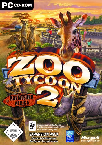  - MS Zoo Tycoon 2 African Adventure Win32/DE DVD Case CD