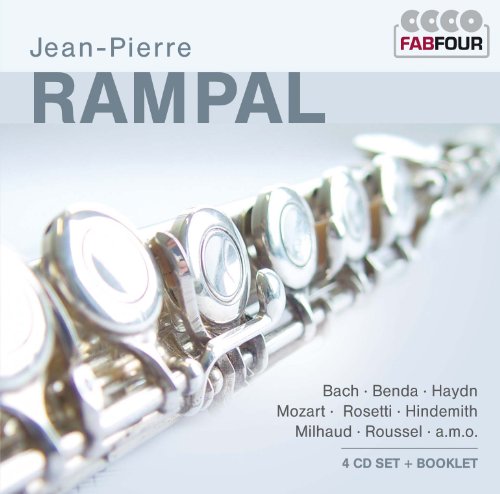 Rampal , Jean-Pierre - Bach, benda, Haydn, Mozart, Rosetti, Hindemith, Milhaud, Roussel, a.m.o. (4 CD SET)