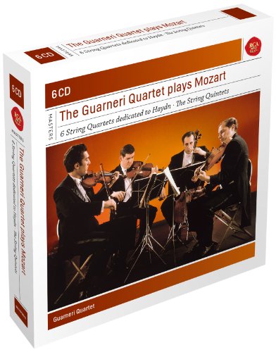 Mozart , Wolfgang Amadeus - The Guarneri Quartet Plays Mozart: 6 String Quartets Dedicated To Haydn / The String Quintets (6-CD BOX SET)