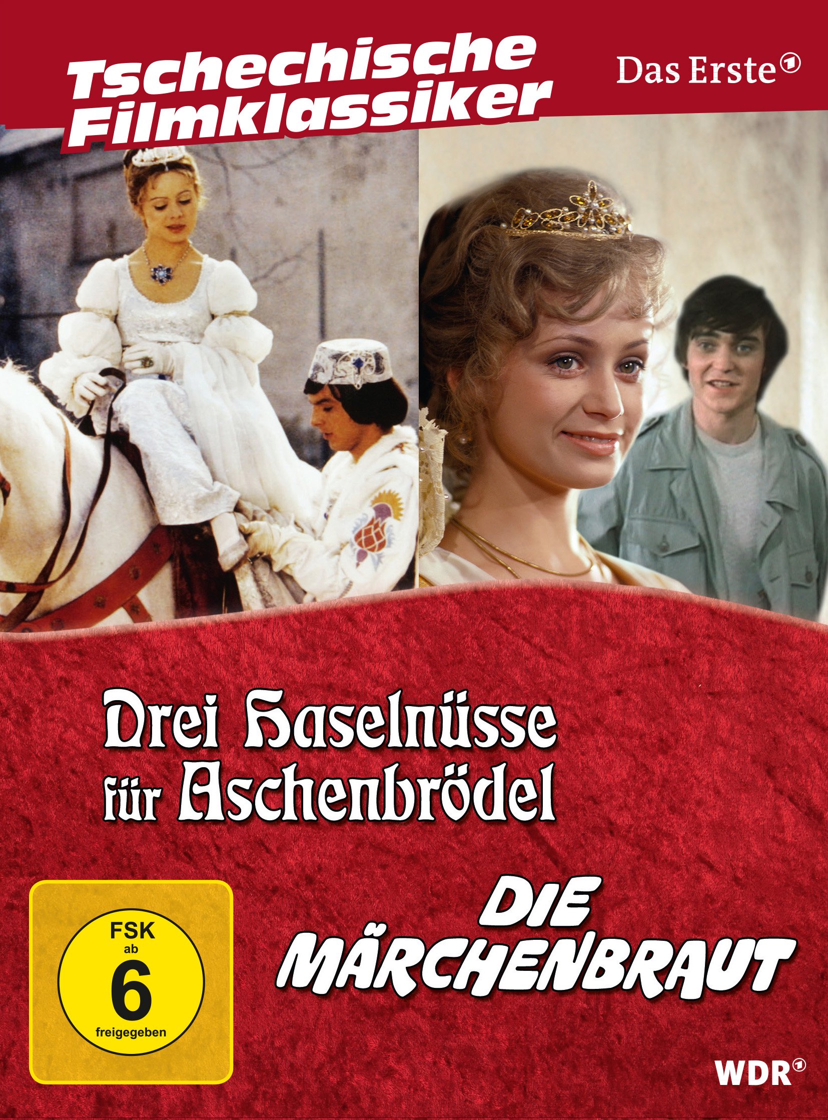 DVD - Drei Haselnüsse für Aschenbrödel / Die Märchenbraut (Tschechische Filmklassiker)
