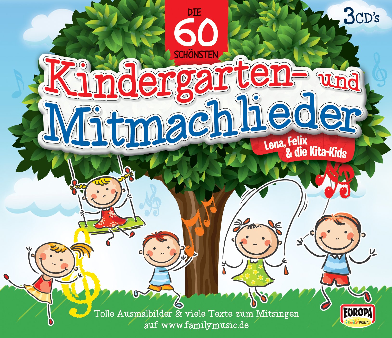 Lena, Felix & Die Kita-Kids - Die 60 schönsten Kindergarten- und Mitmachlieder
