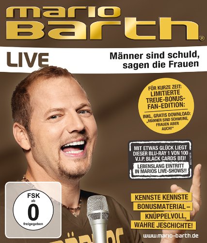 Blu-ray - Mario Barth - Männer sind schuld, sagen die Frauen - Live (Limited Fan-Edition)
