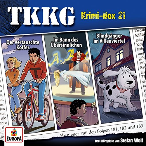 TKKG - Krimi-Box 21 (Der vertauschte Koffer / Im Bann des Übersinnlichen / Blindgänger im Villenviertel)