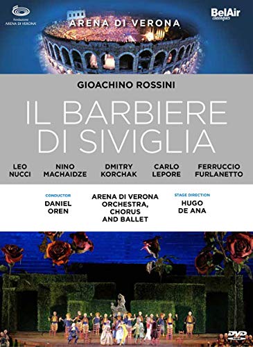 Rossini , Gioachino - Rossini: Il Barbiere Di Siviglia (Nucci, Machaidze, Korchak, Lepore, Furlanetto, Oren, De Ana) (DVD)