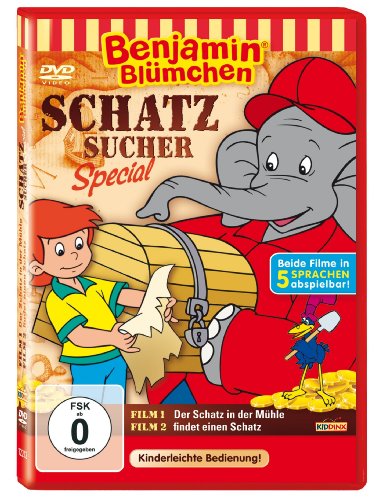 DVD - Benjamin Blümchen: Schatzsicher Special - Der Schatz in der Mühle / findet einen Schatz