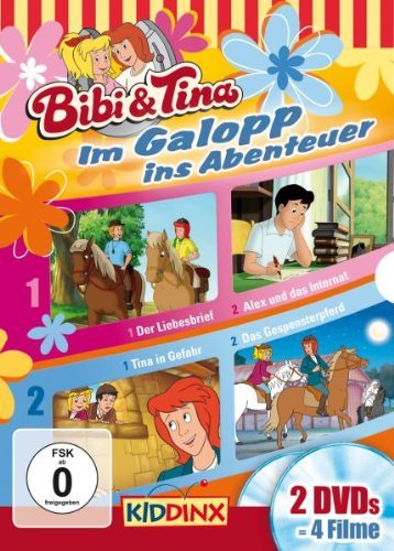  - Bibi und Tina - Im Galopp ins Abenteuer: Der Liebesbrief/Alex und das Internat/Tina in Gefahr/Das Gespensterpferd [2 DVDs]