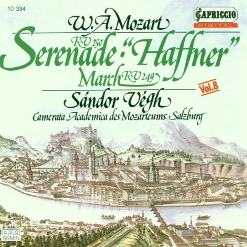 Mozart , Wolfgang Amadeus - Serenade 'Haffner', KV 250 / March, KV 249 (Vegh)