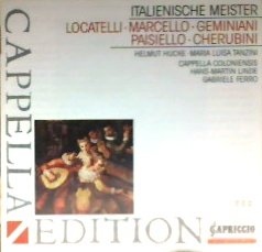 Hucke / Tanzini / Linde / Ferro - Italienische Meister - Locatelli, Marcello, Geminiani, Paisiello, Cherubini (Cappella Edition)