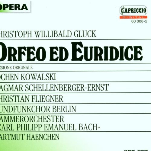 Gluck , Christoph Willibald  - Orfeo Ed Euridice (Kowalski, Schellenberger-Ernst, Fliegner, Haenchen)