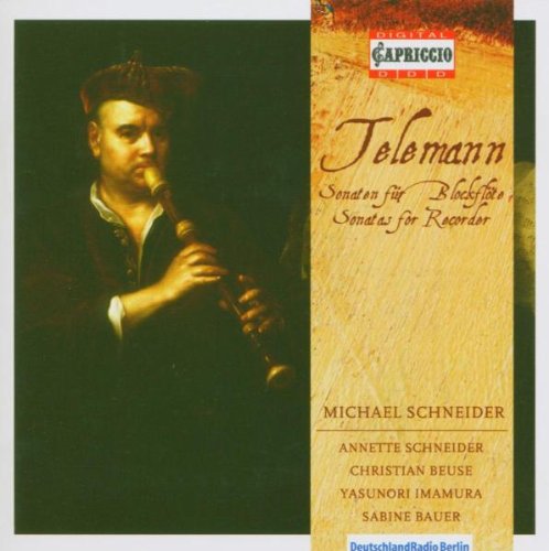 Telemann , Georg Philipp - Sonaten für Blockflöte / Sonatas For recorder (Schneider, Schneider, Beuse, Imamura, Bauer)