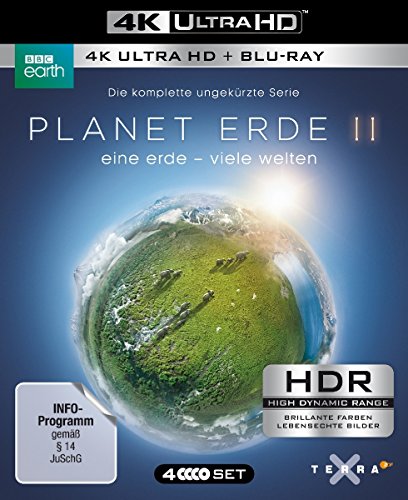 Blu-ray - Planet Erde II: Eine Erde - viele Welten  (4K Ultra HD) (2 BR4K) (+2 BRs) [Blu-ray]