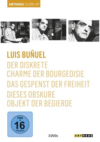 DVD - Luis Bunuel (Der Diskrete Charme der Bourgeoisie / Das Gespenst der Freiheit / Dieses Obskure Objekt der Begierde) (ARTHAUS Close-Up)