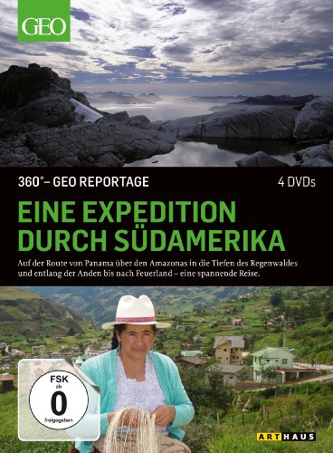 DVD - 360 Grad - GEO Reportage: Eine Expedition durch Südamerika [4 DVDs]