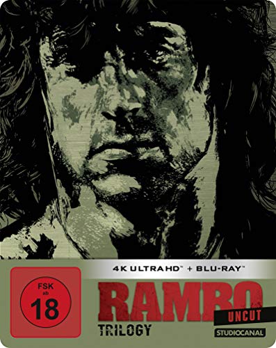  - Rambo Trilogy / Uncut / Limited SteelBook Edition  (4K Ultra HD) [Blu-ray]