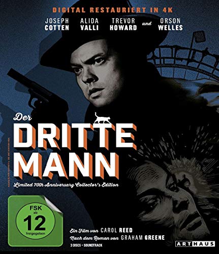 Blu-ray - Der dritte Mann (Remastered) (Limited 70th Anniversary Collector's Edition)