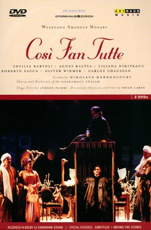Mozart , Wolfgang Amadeus - Cosi Fan Tutte (Bartoli, Baltsa, Nikiteanu) (Opernhaus Zürich)