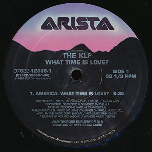 KLF , The - America: What Time Is Love? (12'') (Maxi) (Vinyl)