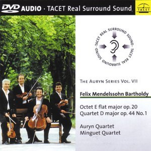Mendelssohn Bartholdy , Felix - Octet E flat major op. 20, Quartet D major op. 44 No. 1 (The Auryn Series Vol. VII)