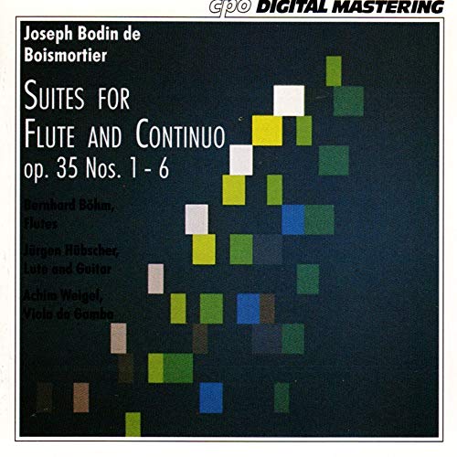 Bodin De Boismortier , Joseph - Suites For Flute And Continuo, Op. 35 Nos. 1-6 (Böhm, Hübscher, Weigel)