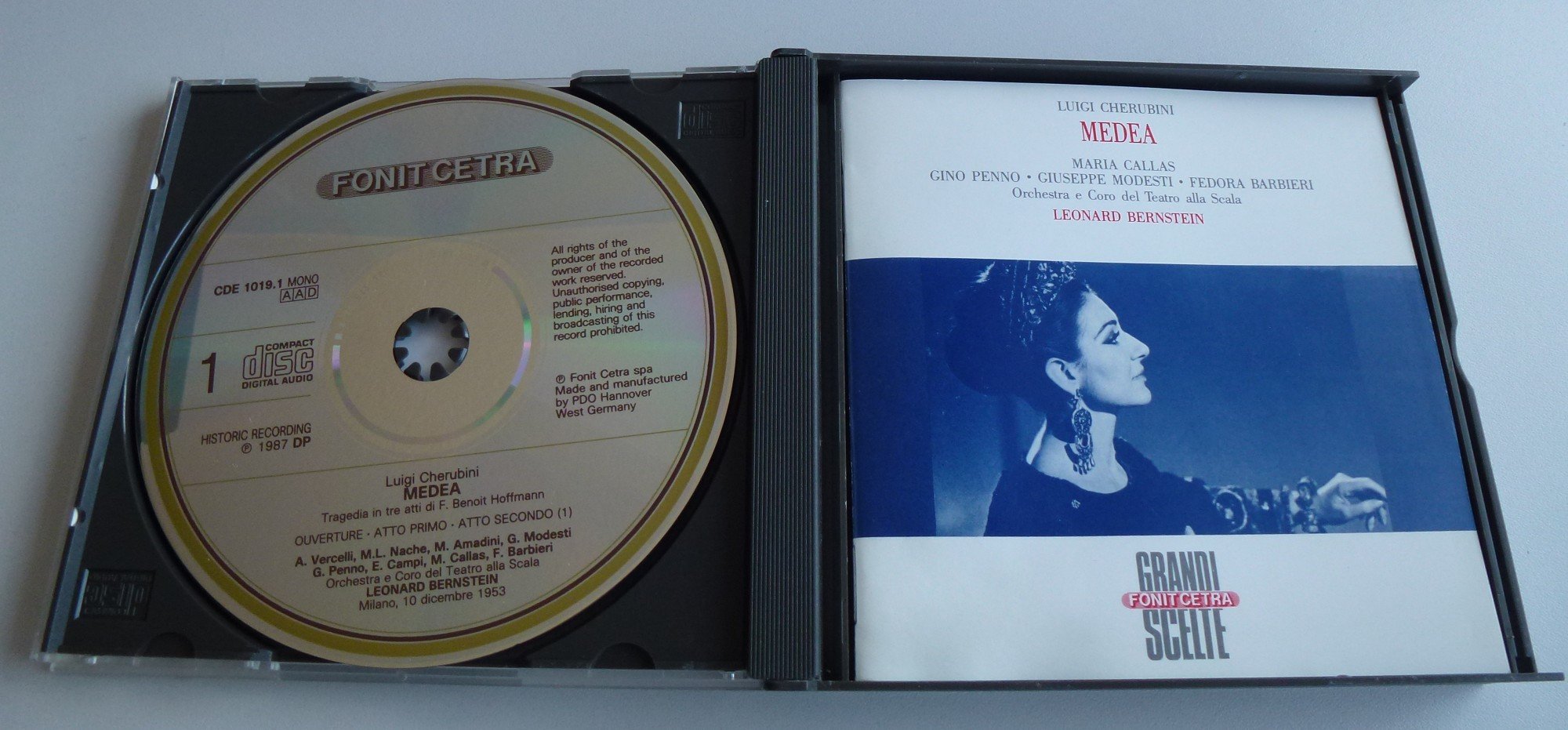 Cherubini , Luigi - Medea (Callas, Penno, Modesti, Barbieri, Bernstein)