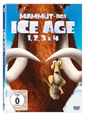 DVD - Ice Age 1, 2, 3 & 4 (Mammut-Box)