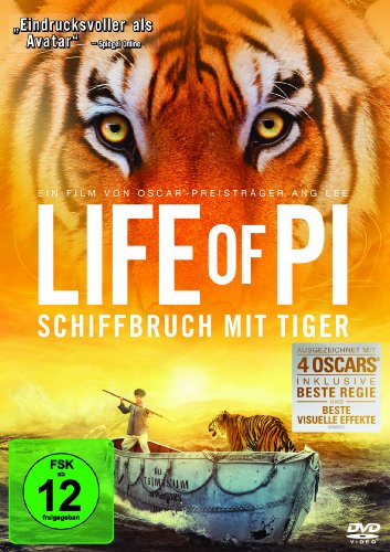 DVD - Life of Pi - Schiffbruch mit Tiger