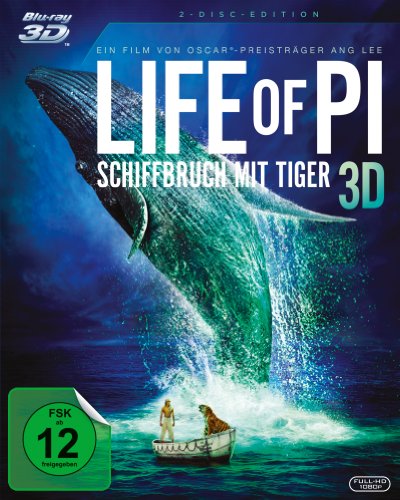 Blu-ray - Life of Pi - Schiffbruch mit Tiger  (+ BR) [3D Blu-ray]