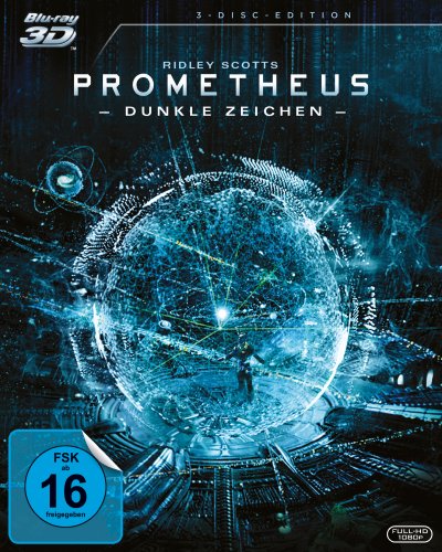 Blu-ray - Prometheus - Dunkle Zeichen  (+ Blu-ray) (+ Bonus Blu-ray) [3D Blu-ray]