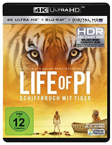  - Life of Pi - Schiffbruch mit Tiger  (4K Ultra HD (+ Blu-ray)