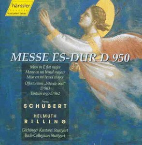 Schubert , Franz - Messe Es-Dur D 950 / Offertorium ''Intende Voci'' D 963 / Tantum Ergo D 962 (Rilling)