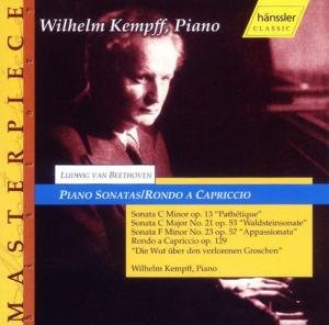 Beethoven , Ludwig van - Piano Sonatas (Op.13 / Op.53 / Op.57) / Rondo A Capriccio (Op.129) (Kempff)