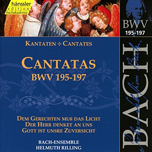 Bach , Johann Sebastian - Cantatas BWV 195-197 (Edition Bachakademie 59) (Rilling)