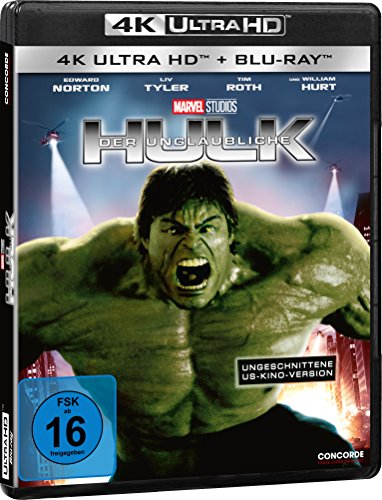 Blu-ray - Der unglaubliche Hulk Ultra HD ( Blu-ray) (Marvel) (Uncut US-Cinema-Version)