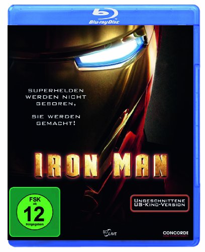 Blu-ray - Iron Man 1 (ungeschnittene US Kinofassung)
