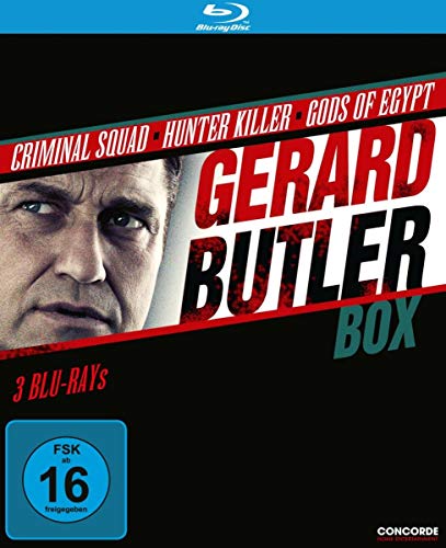 Blu-ray - Gerard Butler Box (Criminal Squad / Hunter Killer / Gods Of Egypt)